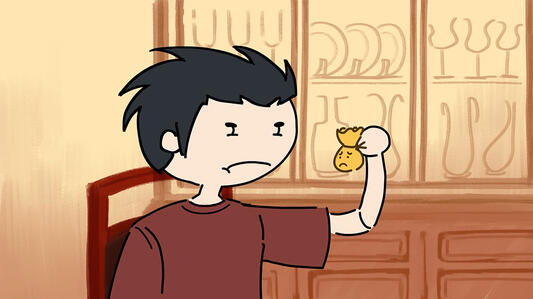 Dumpling Skin - 2D animation - Animation Loop